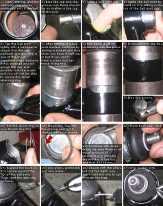 INSTRUCTIONS, Ball joint installation