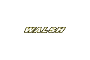 4.75" WALSH, pull rod, frame (yellow)