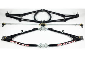 WALSH TRX450R A-arm & tie rod kit for LT-R450 spindles