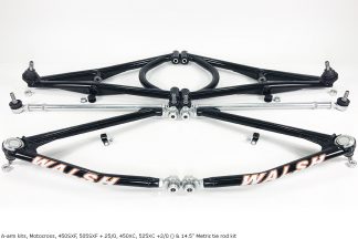 A-arm kits, Motocross, 450SXF, 505SXF +.25,0, 450XC, 525XC +2,0 () & 14.5 Metric tie rod kit