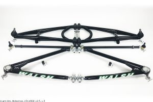 KAWASAKI KFX-450R FRONT ARMS, Motocross (gloss black)