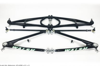 KAWASAKI KFX-450R FRONT ARMS, Motocross (gloss black)