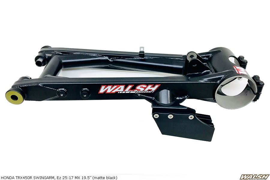 WALSH RACECRAFT TRX450R Handlebar Clamps SILVER BLACK Honda TRX 450R