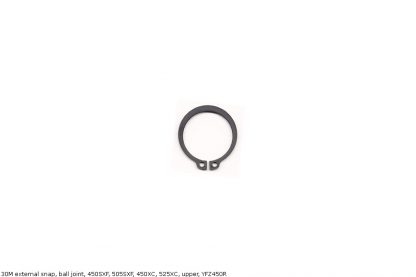 Retaining rings, 30M external snap, ball joint, 450SXF, 505SXF, 450XC, 525XC, upper, YFZ450R