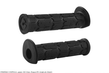 STEERING CONTROLS, upper, ODI Grips, Rogue ATV single ply (black)