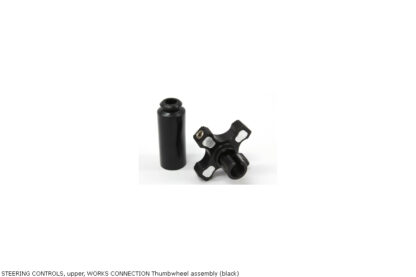 STEERING CONTROLS, upper, WORKS CONNECTION Thumbwheel assembly (black)