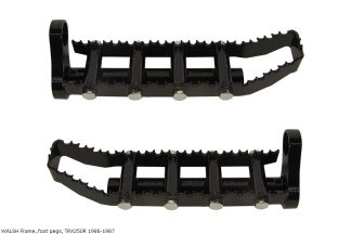 HONDA TRX250R FRAME PARTS, 1986-1987 foot pegs