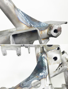 WALSH TRX450R Gusset kit (installed) (1)
