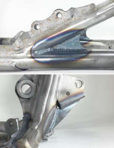 WALSH TRX450R Gusset kit (installed) (3)