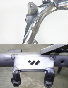 WALSH TRX450R Gusset kit (installed) (7)