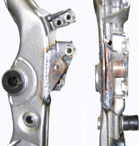 WALSH YFZ450 6 Point kit (installed) (left)