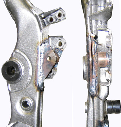 WALSH YFZ450 6 Point kit (installed) (left)