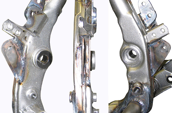 WALSH YFZ450 6 Point kit (installed) (right)