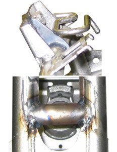 WALSH YFZ450 Gusset kit (installed) (2)