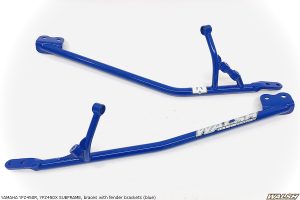 YAMAHA YFZ450R, YFZ450X SUBFRAME, braces with fender brackets (blue)
