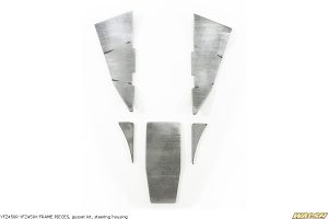 YFZ450R YFZ450X FRAME PIECES, gusset kit, steering housing